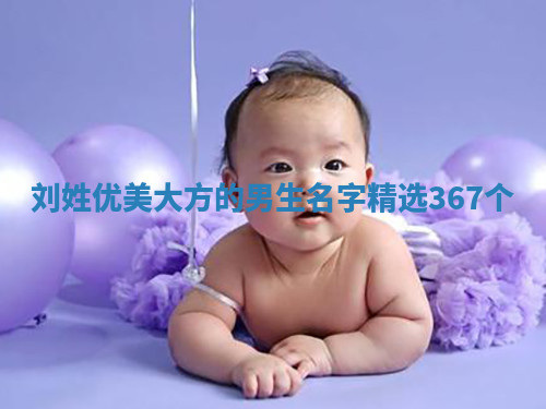 刘姓优美大方的男生名字