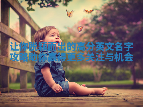 让你脱颖而出的高分英文名字攻略助你赢得更多关注与机会